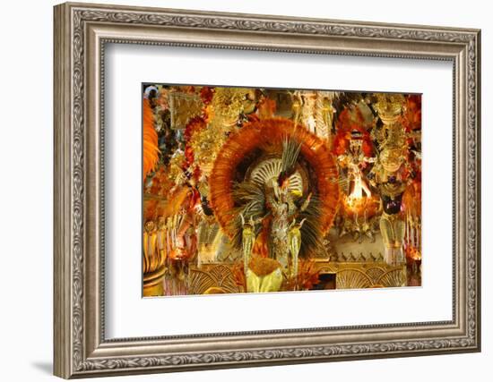 Carnival Parade at the Sambodrome, Rio de Janeiro, Brazil, South America-Yadid Levy-Framed Photographic Print