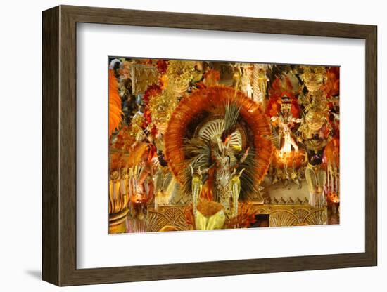 Carnival Parade at the Sambodrome, Rio de Janeiro, Brazil, South America-Yadid Levy-Framed Photographic Print