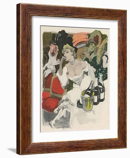 Carnival Party 1906-Ernst Heilemann-Framed Art Print