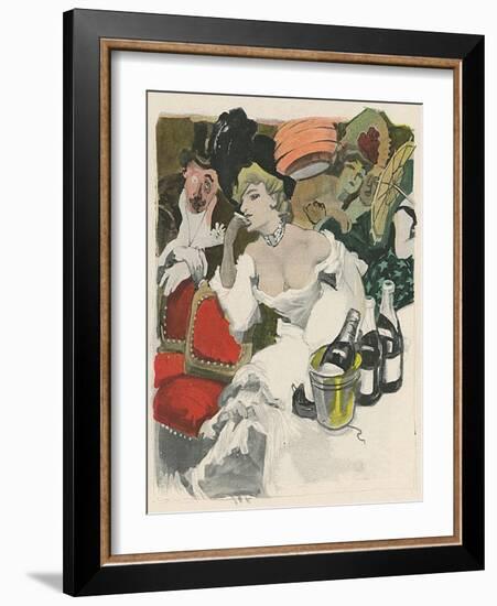 Carnival Party 1906-Ernst Heilemann-Framed Art Print