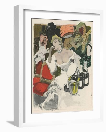 Carnival Party 1906-Ernst Heilemann-Framed Art Print