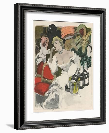 Carnival Party 1906-Ernst Heilemann-Framed Art Print