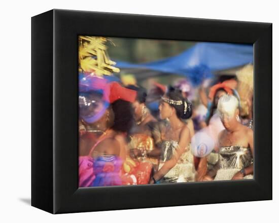 Carnival Procession, Guadeloupe, West Indies, Caribbean, Central America-S Friberg-Framed Premier Image Canvas