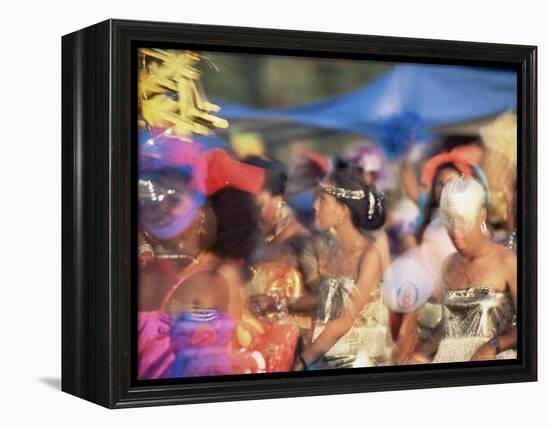 Carnival Procession, Guadeloupe, West Indies, Caribbean, Central America-S Friberg-Framed Premier Image Canvas