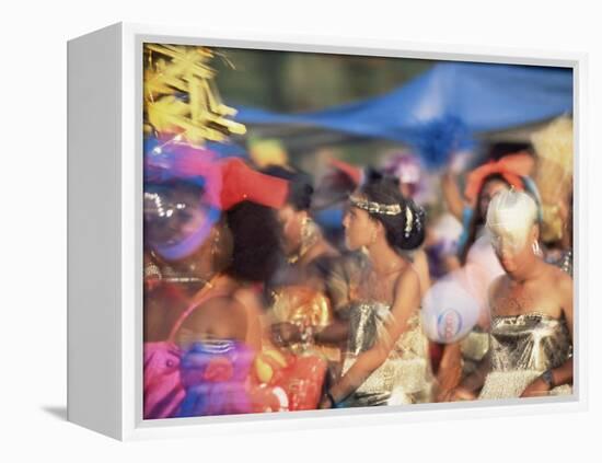 Carnival Procession, Guadeloupe, West Indies, Caribbean, Central America-S Friberg-Framed Premier Image Canvas