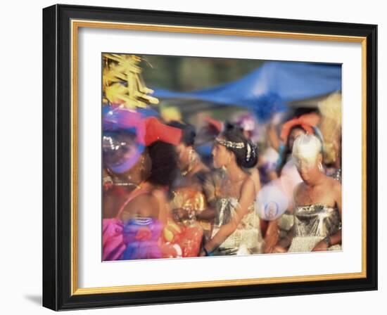 Carnival Procession, Guadeloupe, West Indies, Caribbean, Central America-S Friberg-Framed Photographic Print