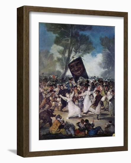 Carnival Scene: the Burial of the Sardine (El Entierro De La Sardina), C. 1812-1819-Suzanne Valadon-Framed Giclee Print