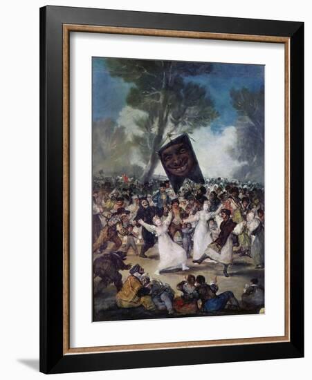 Carnival Scene: the Burial of the Sardine (El Entierro De La Sardina), C. 1812-1819-Suzanne Valadon-Framed Giclee Print