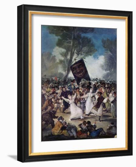 Carnival Scene: the Burial of the Sardine (El Entierro De La Sardina), C. 1812-1819-Suzanne Valadon-Framed Giclee Print