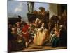 Carnival Scene (The Minue)-Giandomenico Tiepolo-Mounted Giclee Print