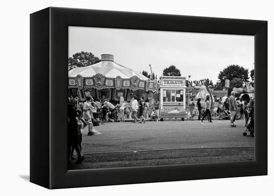 Carnival Ticket Booth-null-Framed Stretched Canvas