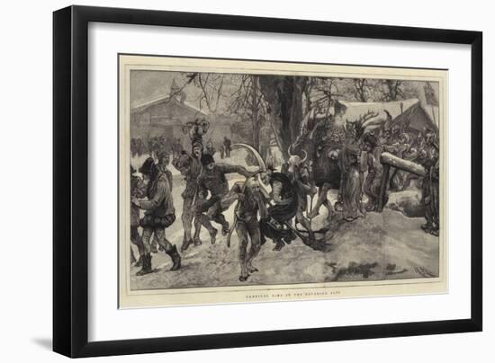 Carnival Time in the Bavarian Alps-Hubert von Herkomer-Framed Giclee Print