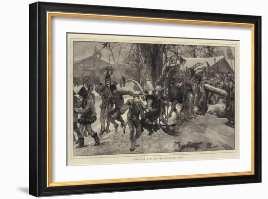 Carnival Time in the Bavarian Alps-Hubert von Herkomer-Framed Giclee Print