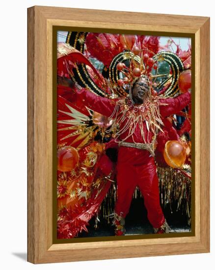 Carnival, Trinidad, West Indies, Caribbean, Central America-Adam Woolfitt-Framed Premier Image Canvas