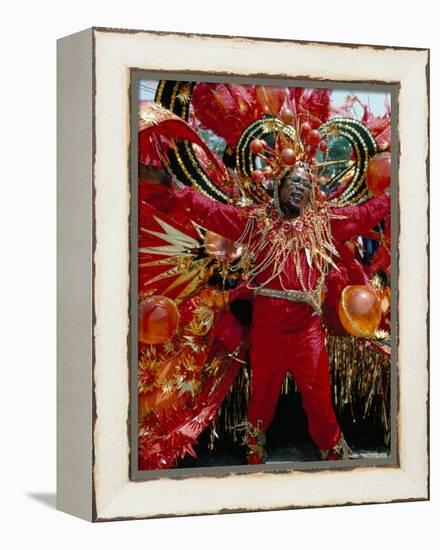 Carnival, Trinidad, West Indies, Caribbean, Central America-Adam Woolfitt-Framed Premier Image Canvas