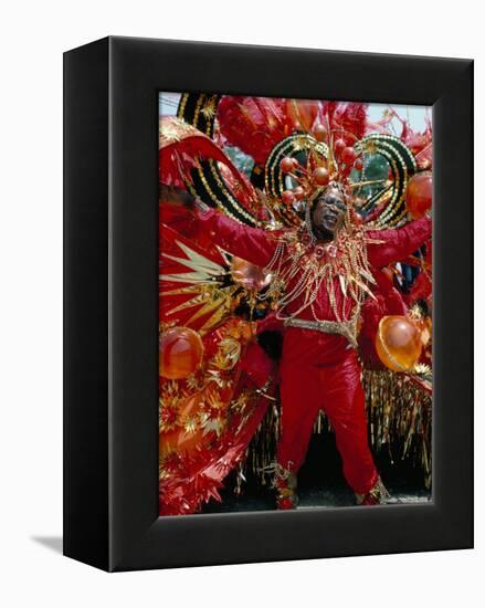 Carnival, Trinidad, West Indies, Caribbean, Central America-Adam Woolfitt-Framed Premier Image Canvas