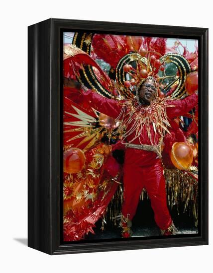 Carnival, Trinidad, West Indies, Caribbean, Central America-Adam Woolfitt-Framed Premier Image Canvas