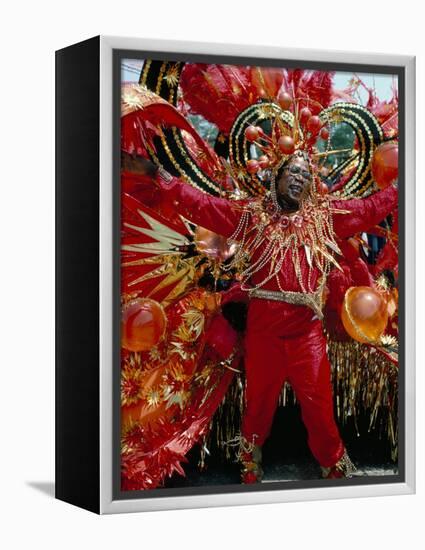 Carnival, Trinidad, West Indies, Caribbean, Central America-Adam Woolfitt-Framed Premier Image Canvas