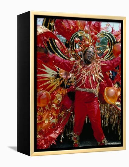 Carnival, Trinidad, West Indies, Caribbean, Central America-Adam Woolfitt-Framed Premier Image Canvas