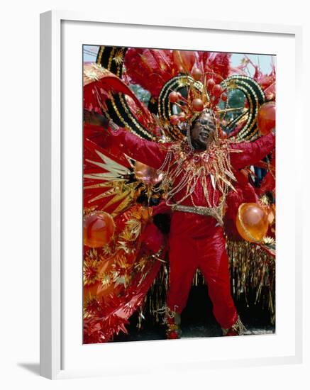 Carnival, Trinidad, West Indies, Caribbean, Central America-Adam Woolfitt-Framed Photographic Print