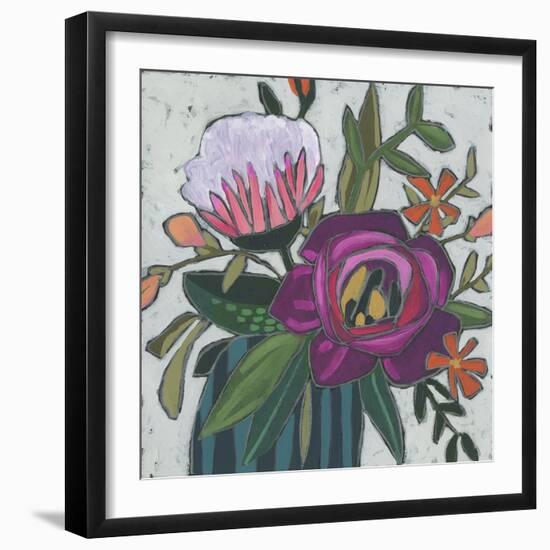 Carnivale Flora II-June Vess-Framed Art Print