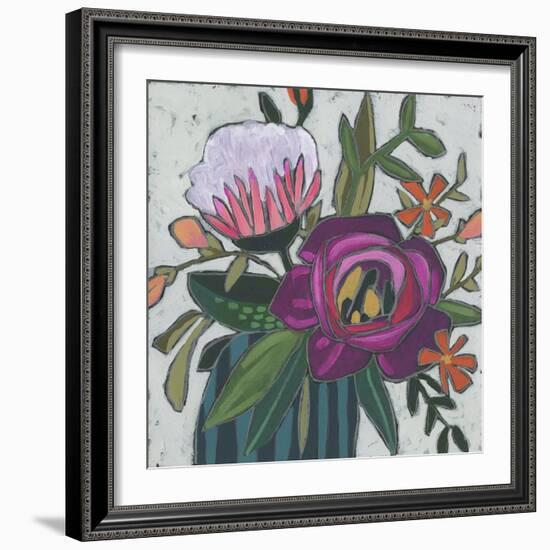 Carnivale Flora II-June Vess-Framed Art Print