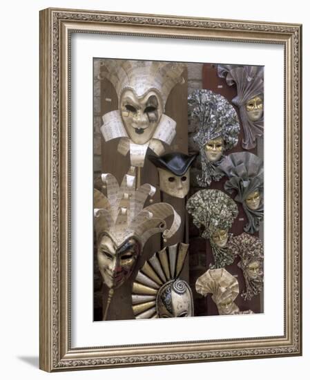 Carnivale Masks, Venice, Italy-Bill Bachmann-Framed Photographic Print