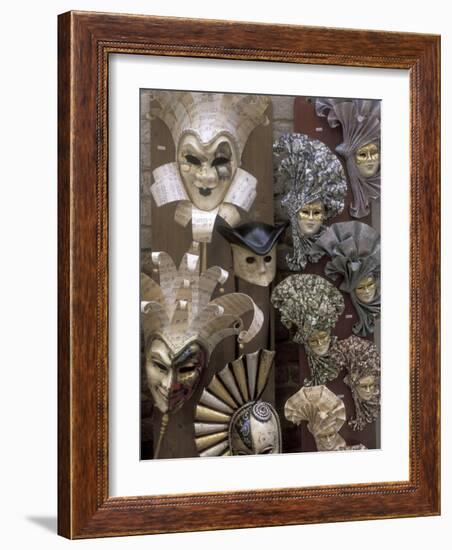 Carnivale Masks, Venice, Italy-Bill Bachmann-Framed Photographic Print