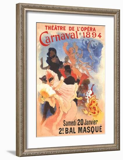 Carnivale-Jules Chéret-Framed Art Print