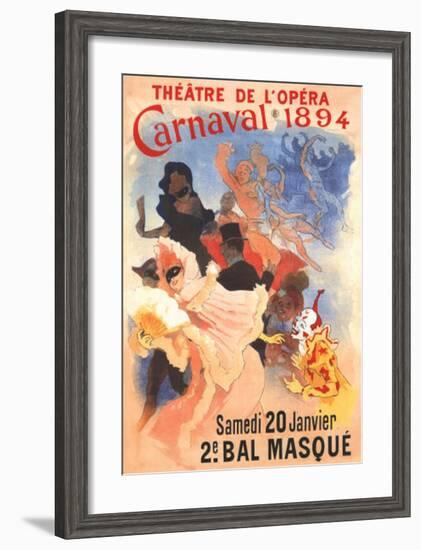 Carnivale-Jules Chéret-Framed Art Print