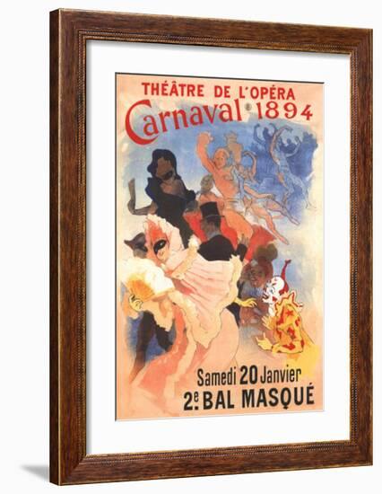 Carnivale-Jules Chéret-Framed Art Print