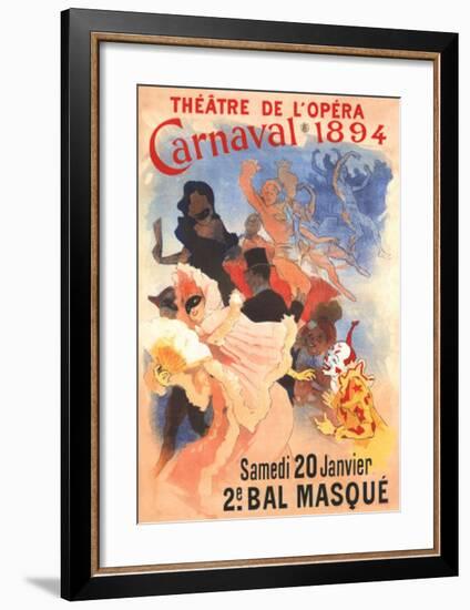 Carnivale-Jules Chéret-Framed Art Print