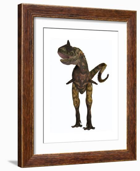 Carnotaurus Dinosaur-Stocktrek Images-Framed Art Print