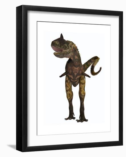 Carnotaurus Dinosaur-Stocktrek Images-Framed Art Print
