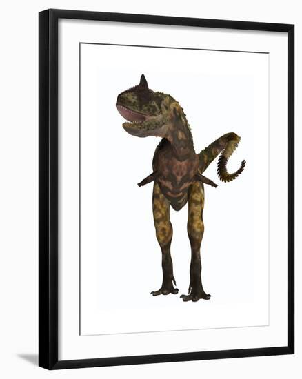 Carnotaurus Dinosaur-Stocktrek Images-Framed Art Print