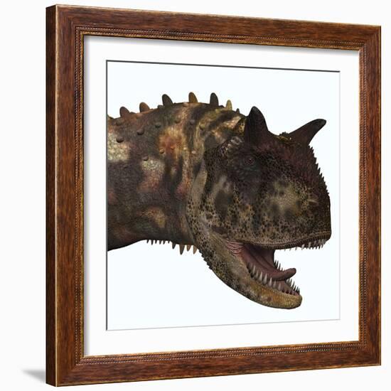 Carnotaurus Dinosaur-Stocktrek Images-Framed Art Print