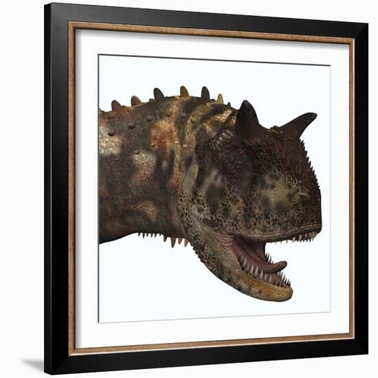 Carnotaurus Dinosaur-Stocktrek Images-Framed Art Print