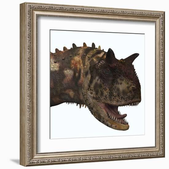 Carnotaurus Dinosaur-Stocktrek Images-Framed Art Print