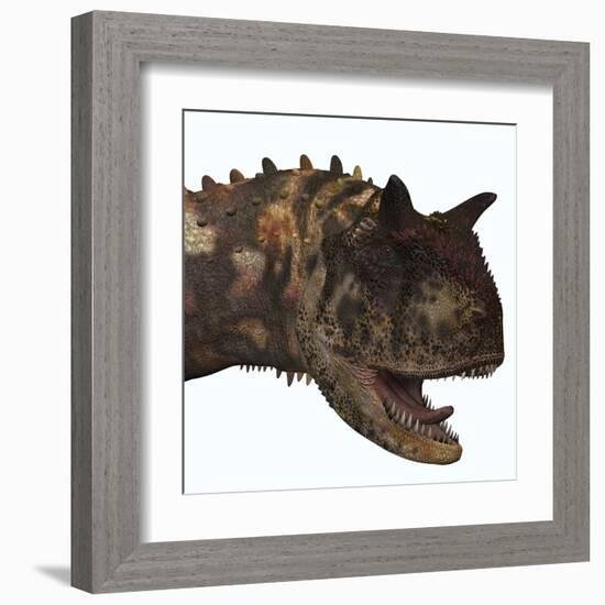 Carnotaurus Dinosaur-Stocktrek Images-Framed Art Print