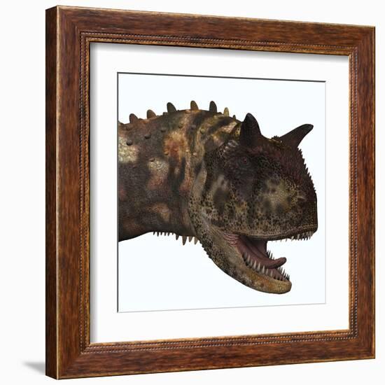 Carnotaurus Dinosaur-Stocktrek Images-Framed Art Print