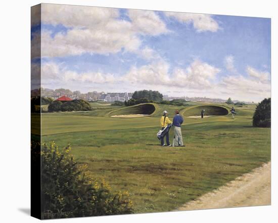 Carnoustie (14th Hole)-Peter Munro-Framed Stretched Canvas
