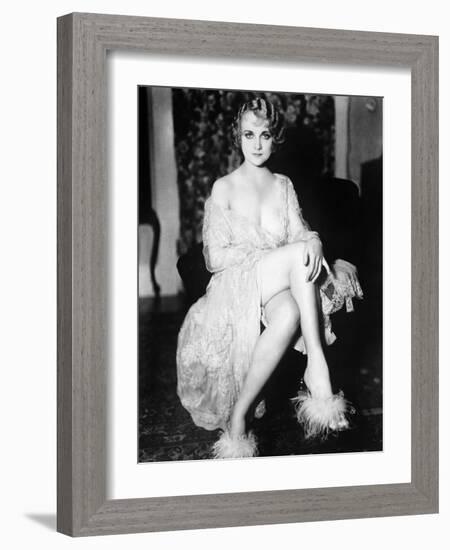 Carol Lombard (1908-1942)-null-Framed Giclee Print