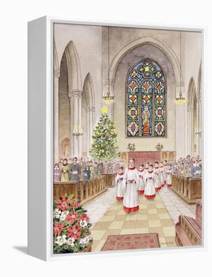 Carol Service-Stanley Cooke-Framed Premier Image Canvas