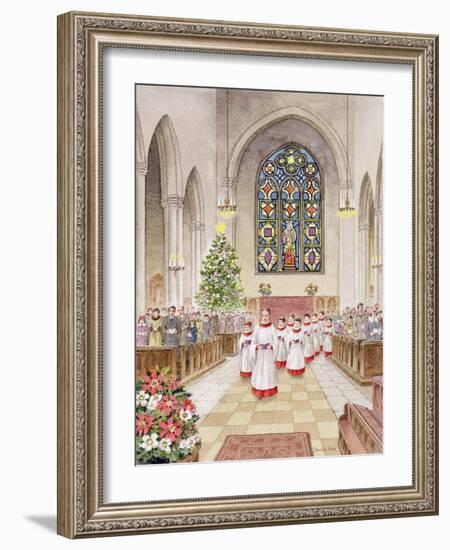 Carol Service-Stanley Cooke-Framed Giclee Print