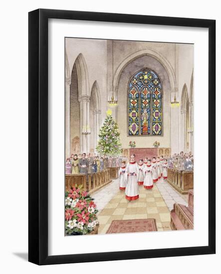 Carol Service-Stanley Cooke-Framed Giclee Print