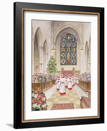 Carol Service-Stanley Cooke-Framed Giclee Print