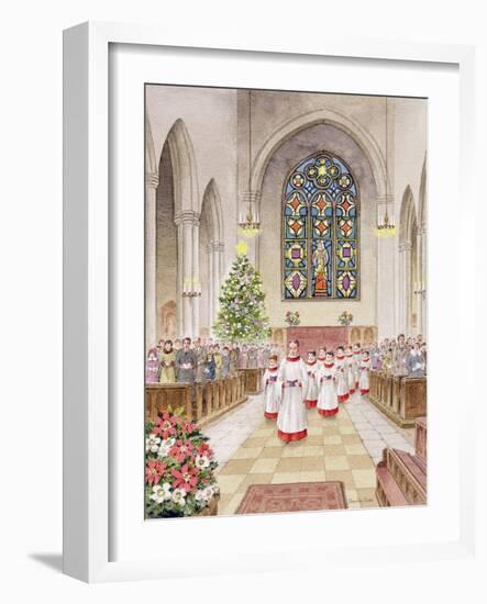 Carol Service-Stanley Cooke-Framed Giclee Print