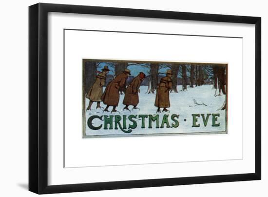 Carol Singers 19C-Cecil Aldin-Framed Giclee Print