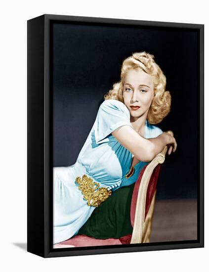 Carole Landis, ca. 1940-null-Framed Stretched Canvas