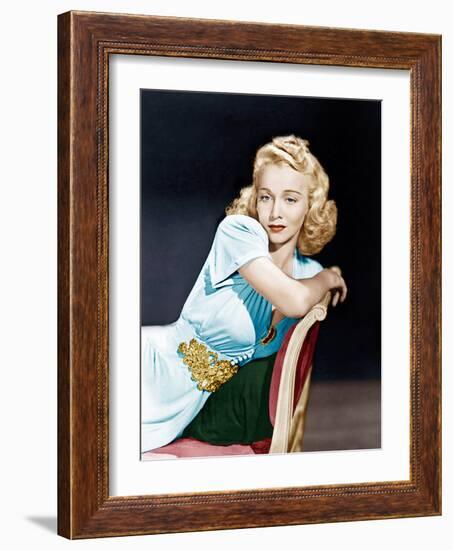 Carole Landis, ca. 1940-null-Framed Photo